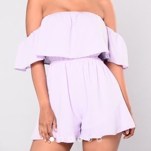 FashionNova off the shoulder romper
